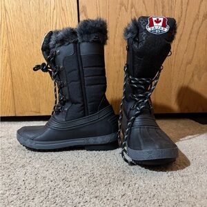 Pajar black winter boots
